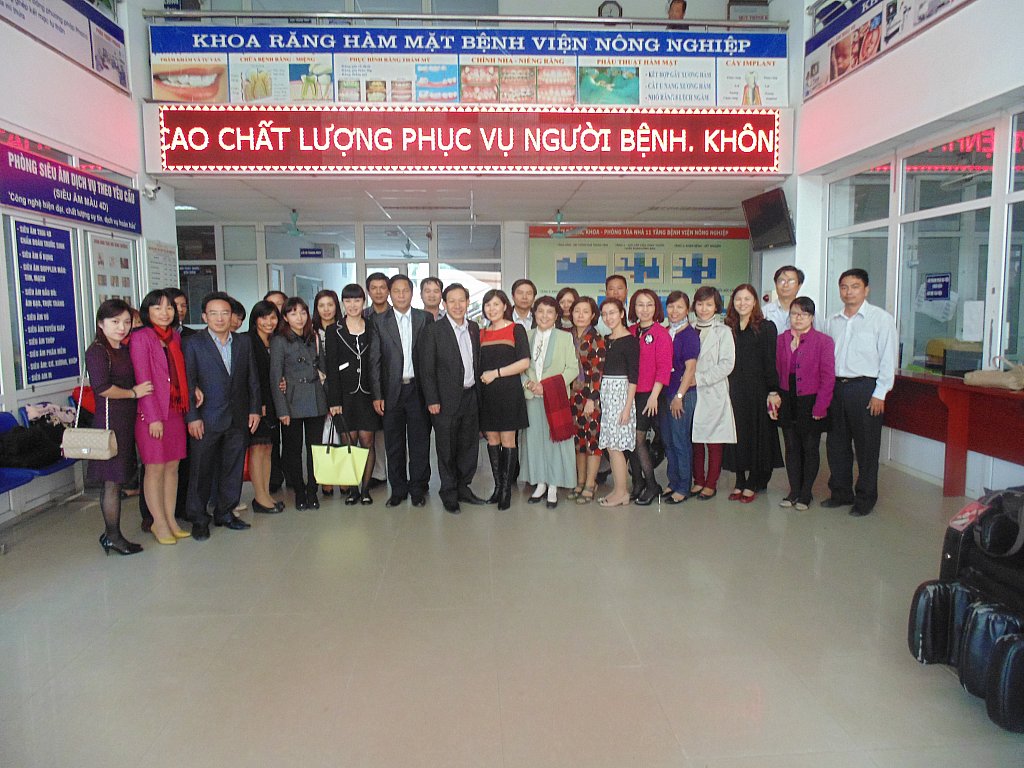 Lớp Cao học Quản lý bệnh viện 6 báo cáo thực tập