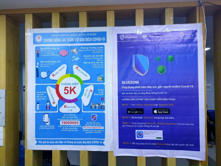 Bộ Y tế khuyến cáo “5K + BLUEZONE” chung sống an toàn với dịch bệnh
