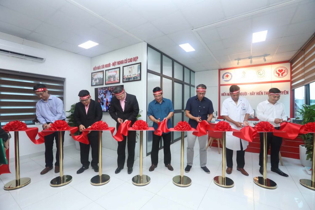 Khai trương điểm hiến máu cố định tại Bệnh viện Nông nghiệp