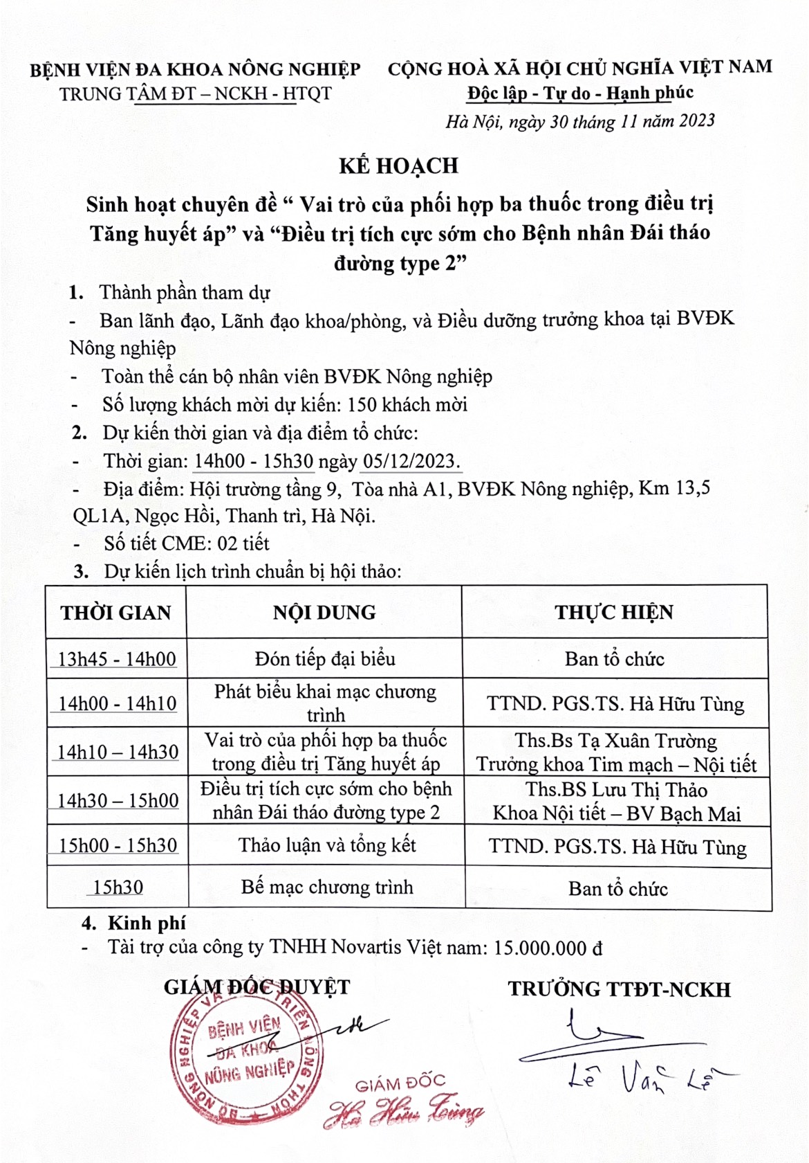 SINH HOẠT CHUYÊN ĐỀ: “ VAI TRÒ CỦA PHỐI HỢP BA THUỐC TRONG ĐIỀU TRỊ TĂNG HUYẾT ÁP” VÀ “ĐIỀU TRỊ TÍCH CỰC SỚM CHO BỆNH NHÂN ĐÁI THÁO ĐƯỜNG TYPE 2”