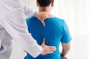 Doctor,Physiotherapist,Doing,Healing,Treatment,On,Man's,Back.back,Pain,Patient,