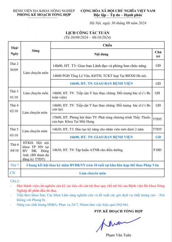 Lich tuan 30-09-2024